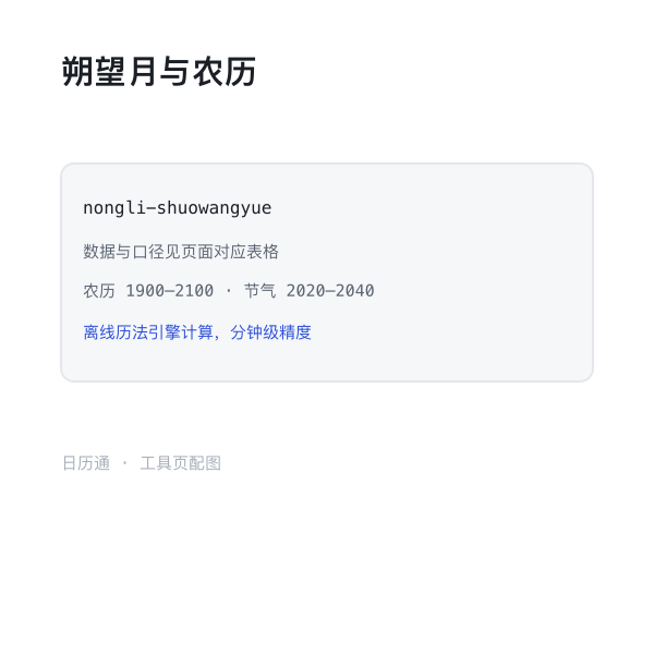 朔望月与农历月份编排示意